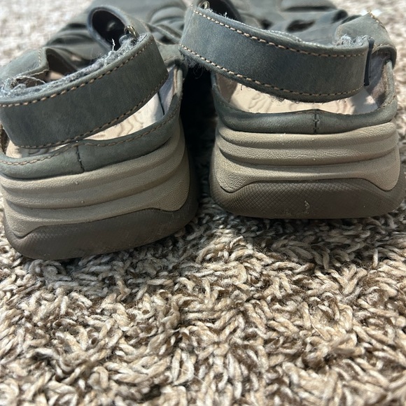 Bionica Womens Olive Green Size 9 Sandals Wira Strappy Brown Leather Waterproof - Picture 6 of 8